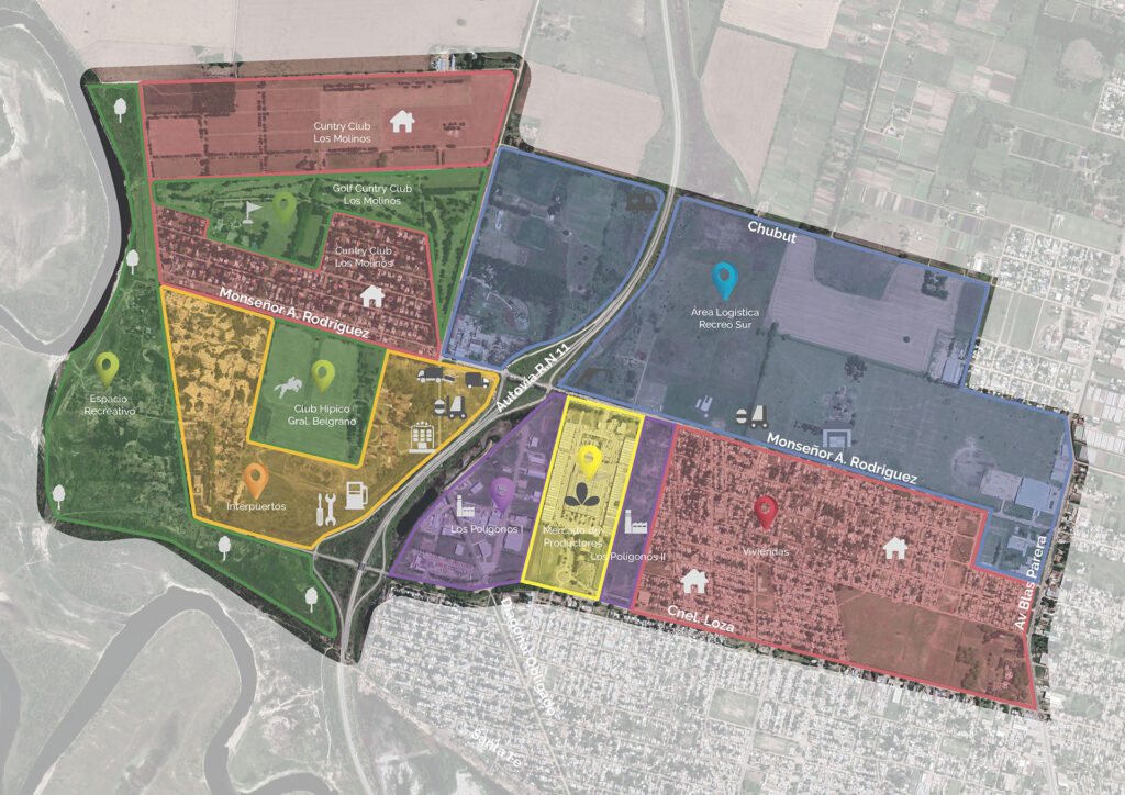 Plano Área logística industrial metropolitana