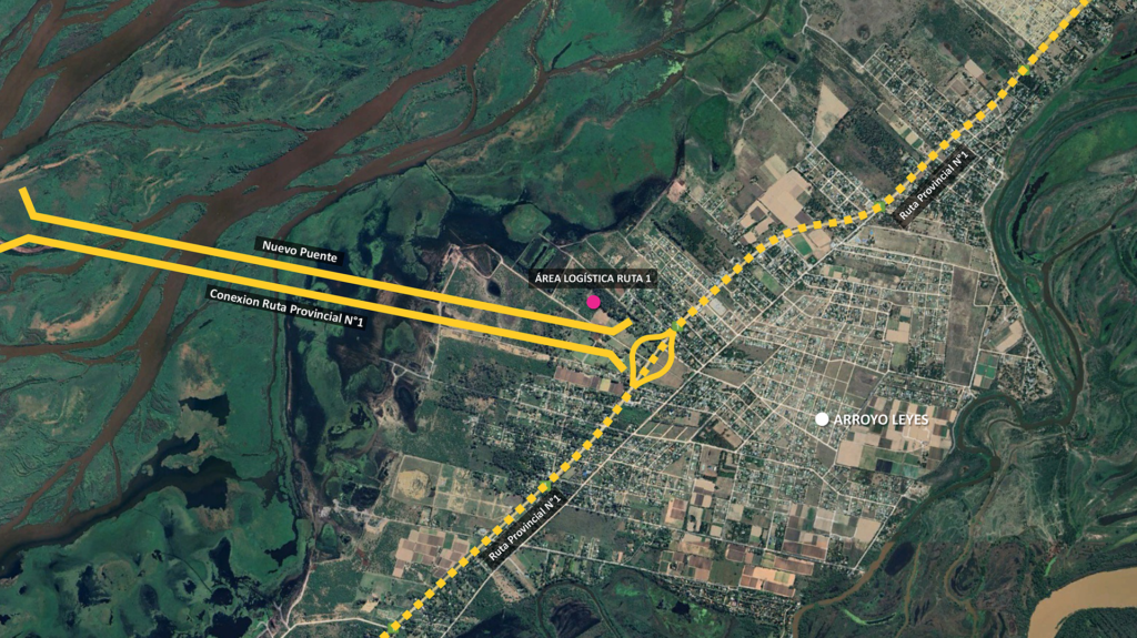 Plano Area Logistica Ruta 1
