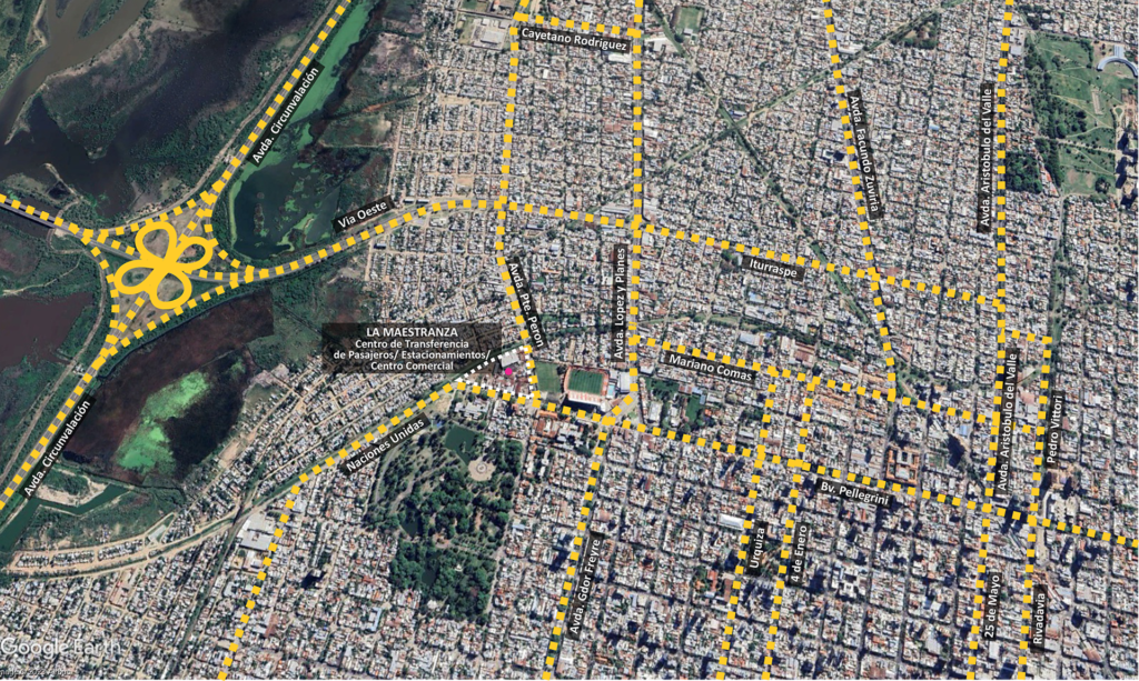 Plano Centro de transferencia de pasajeros