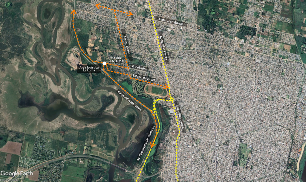 Plano Area Logistica La Loma